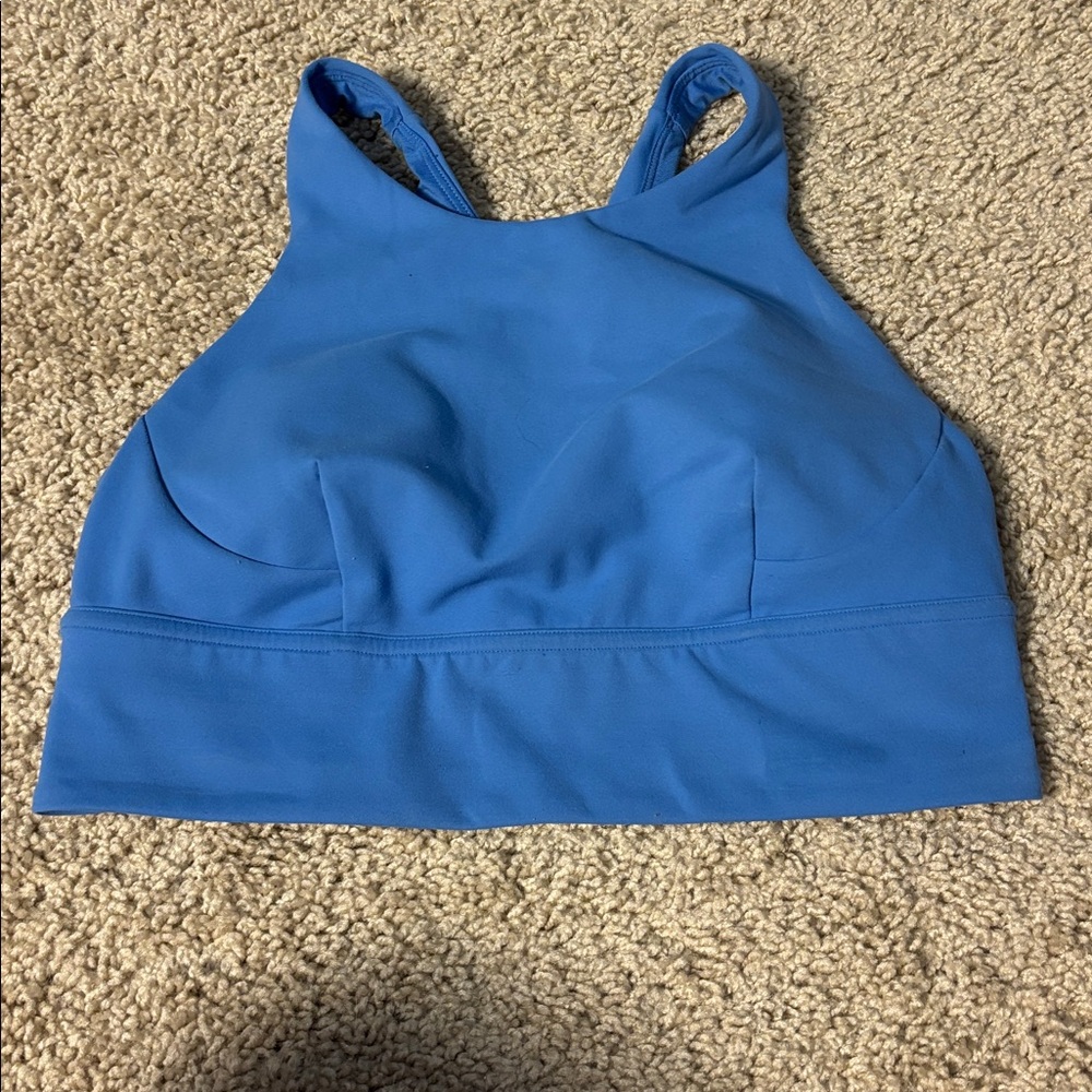 Lululemon Wunder Train Longline Bra *Medium Support, C/D Cup Blue Nile W2CNSS - Picture 3 of 6